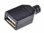 Гнездо USB A на кабель