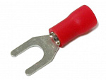 Вилка 4.3mm SVS1.25-4 (0.5-1.5mm), красный
