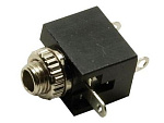 Гнездо 2.5 mm моно на корпус, с выключением, Ni/Pl