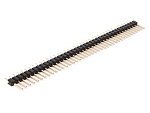 Штыревая линейка PLS-40, однорядная, 2.54mm, желтая