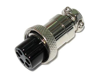 Гнездо MIC325 M16 5-pin, 125V/7A, на кабель