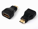 Переходник штекер miniHDMI - гнездо HDMI, G/Pl
