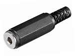 Гнездо 3.5 mm стерео на кабель, Ni/Pl