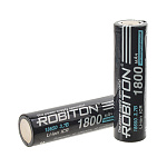 Аккумулятор Robiton 18650 3.7V 1800mAh без защиты