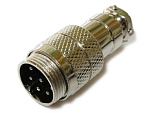 Штекер MIC348 M16 8-pin, 125V/7A, на кабель
