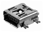 Гнездо miniUSB 5pin на плату