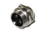 Штекер MIC332 M16 2-pin, 125V/7A, на корпус