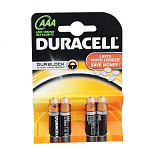 Элемент питания Duracell Basic AAA(LR03) 1.5V BL4