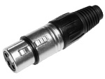 Гнездо XLR 3-pin на кабель, Ni/Pl