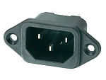 Штекер AC 250V, 15A, 3pin на корпус