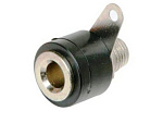 Гнездо Banana 15mm (шток=7mm) Ni/Pl, черное