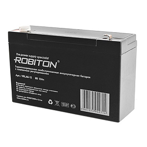 Аккумулятор Robiton VRLA6-12 6V 12Ah