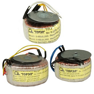 Трансформатор тороидальный ТТП-3 (2*18В 0.07А)