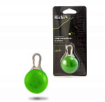 LED-кулон Richi зеленый на ошейник, 3 режима, CR2032