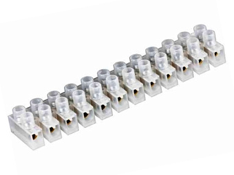 Колодка соединительная 10мм (полипропелен, 12p, 110C, 450V)