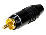 Штекер RCA, G/Black белый