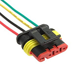 Авто-разьем DC DJ7041-1.5-21 с проводом 20см