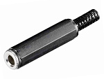 Гнездо 6.35 mm стерео на кабель, Ni/Pl