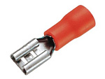 Гнездо 4.75mm FDD1.25-187 (0.5-1.5mm), красный