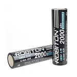 Аккумулятор Robiton 18650 3.7V 2000mAh без защиты