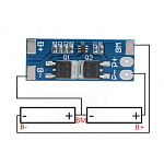 Модуль защиты Li-Ion аккумуляторов 2 банки HX-2S-D01