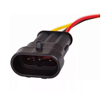 Авто-разьем DC DJ7031-1.5-11 с проводом 20см