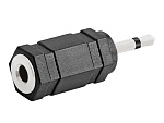 Переходник штекер 2.5 mm - гнездо 3.5 mm, моно, Ni/Pl