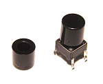 Кнопка тактовая 6/6/8 (шток квадрат 3.5mm c колпачком), 4c