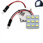 Матрица 5630 - 9 светодиодов 5W CW 12V, 3x3 led, IP-33 (холодно-белый)