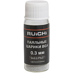 Паяльные шарики Ruichi 0.3мм 63/37 (колба)