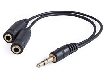 Шнур соединительный 3.5 шт. - 2*3.5 гн. 0.2m