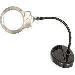 Лупа с ложементом и LED-подсветкой, 2.5x90mm