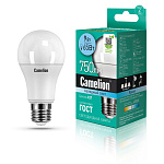 Лампа Camelion LED9-A60/845/E27 220V 9W 4500K матовая