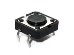 Кнопка тактовая 12/12/4.3 (шток 0.8mm), 4c