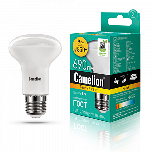 Camelion LED9-R63/830/E27 220V 9W E27 3000K рефлекторная