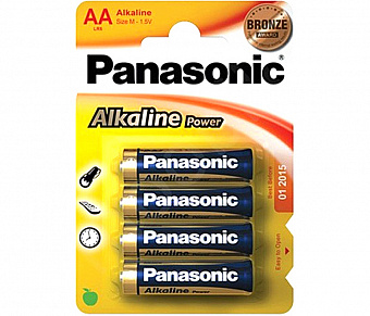 Panasonic Alkaline Power AA(LR6) 1.5V BL4