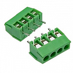 Терминальный блок 128-5.0-04P 300V/10A, зеленый