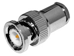 Штекер BNC (B-112F) под пайку, на кабель RG58/U, Ni/Gold pin