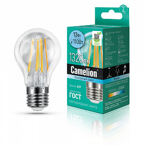 Camelion LED13-A60-FL/845/E27 220V 13W 4500K филамент