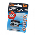Аккумулятор Robiton AA(R6) 1.2V 2200mAh Ni-Mh BL2