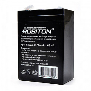 Robiton VRLA6-4.5 6V 4.5Ah
