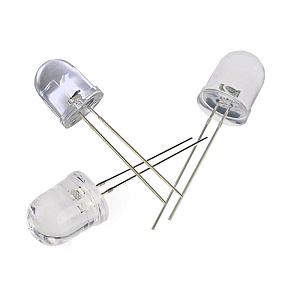 Светодиод 10мм R 20mA 3.0-3.6V (красный)