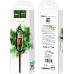 Шнур соединительный Hoco X14 USB - microUSB, 1 м, красно-черный