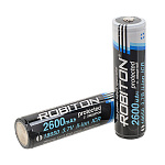 Аккумулятор Robiton 2.6 Li18650 3.7V 2600mAh с защитой
