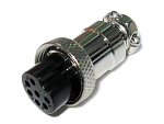 Гнездо MIC327 M16 7-pin, 125V/7A, на кабель