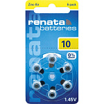 Элемент питания Renata ZA10 1.4V BL6