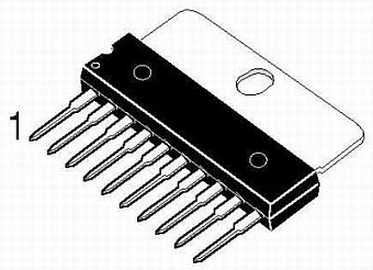 Микросхема mPC1156H, HSIP10