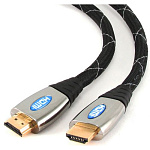Шнур соединительный HDMI-HDMI 15m (феррит) OD7.3mm, медный, армированный
