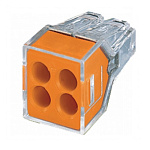 Клемма соединит. WAGO 773-324 б/винт., 4 входа, 1.0-2.5mm2