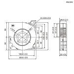 Вентилятор RQU12032MS Tidar, 12VDC